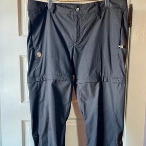 Fjallraven Women's Abisko Shade pants. Convertible. Waist 38" XL discontinued